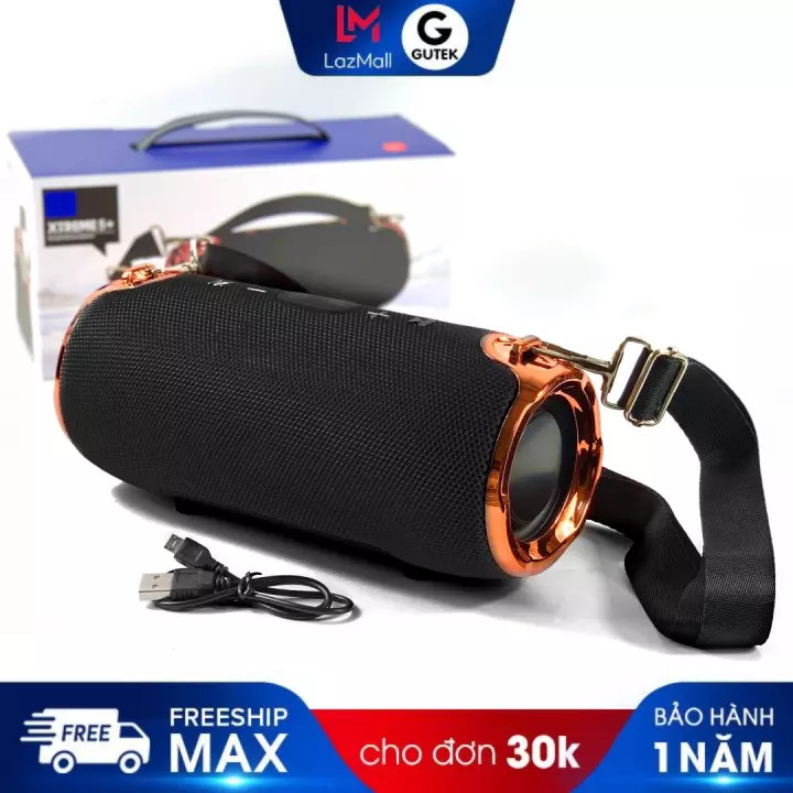 Loa bluetooth không dây Xtreme dòng siêu bass vỏ chống bụi chống thấm nước có móc dây đeo âm thanh trong bass siêu trầm siêu công suất