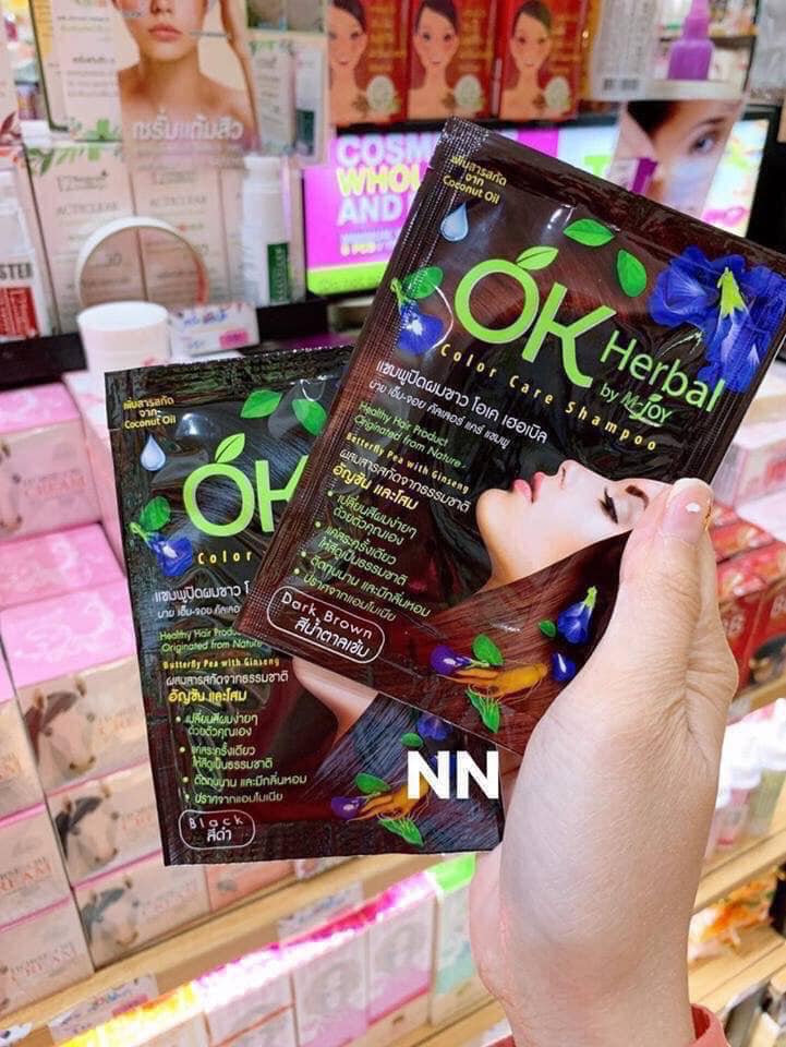 Gội nhuộm tóc OK HERBAL Thái lan