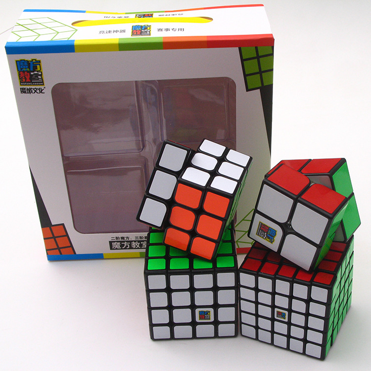 Combo 4 Rubik Moyu Sticker - Rubik Cao Cấp từ 2x2 3x3 4x4 5x5