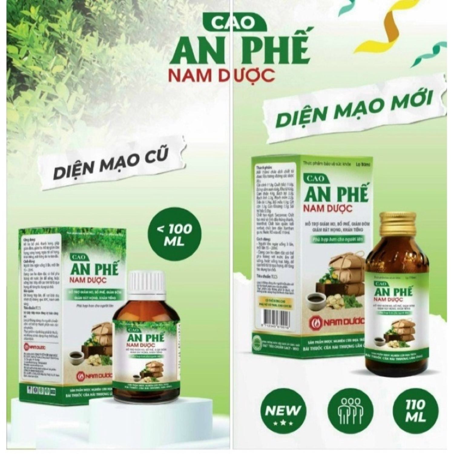 Siro ho an phế nam dượᴄ - 110ml
