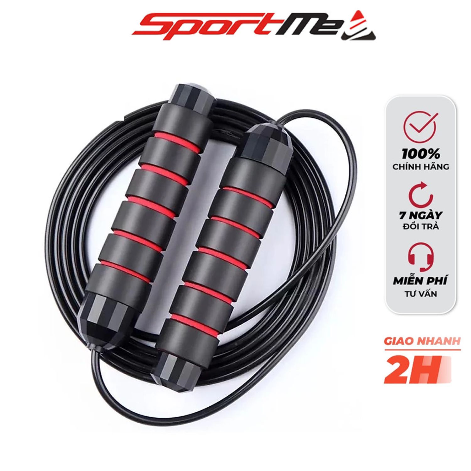Dây Nhảy Tập Thể Dục Thể Thao SPORTME Dây Lõi Thép Cao Cấp 2,7m