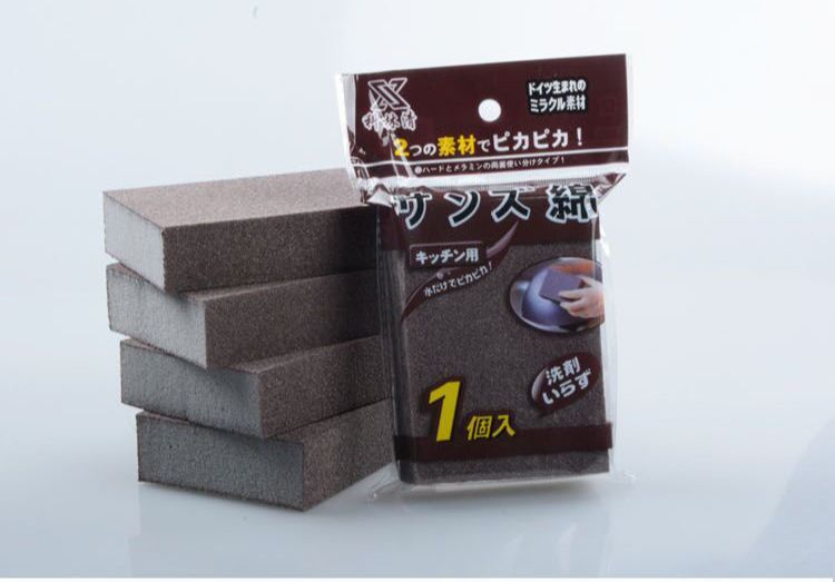 Miếng Cọ Xoong Nồi Chảo Siêu Sạch Tạo Bọt Kiểu Dáng Miếng Nhấm Chà Đồ Inox, Chùi Rửa Bồn Sứ Không Xước