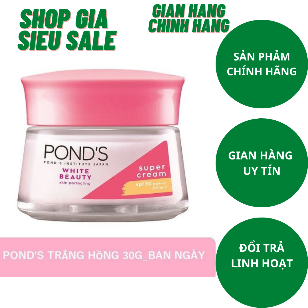 Kem Dưỡng Da Trắng Hồng Pond White Beauty Ngày 30g