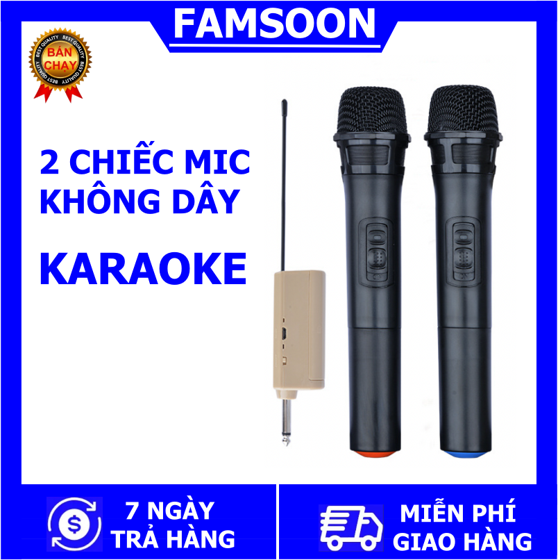 Míc karaoke không dây chống hút rít, Mic karaoke hát tuyệt đỉnh FAMSOON