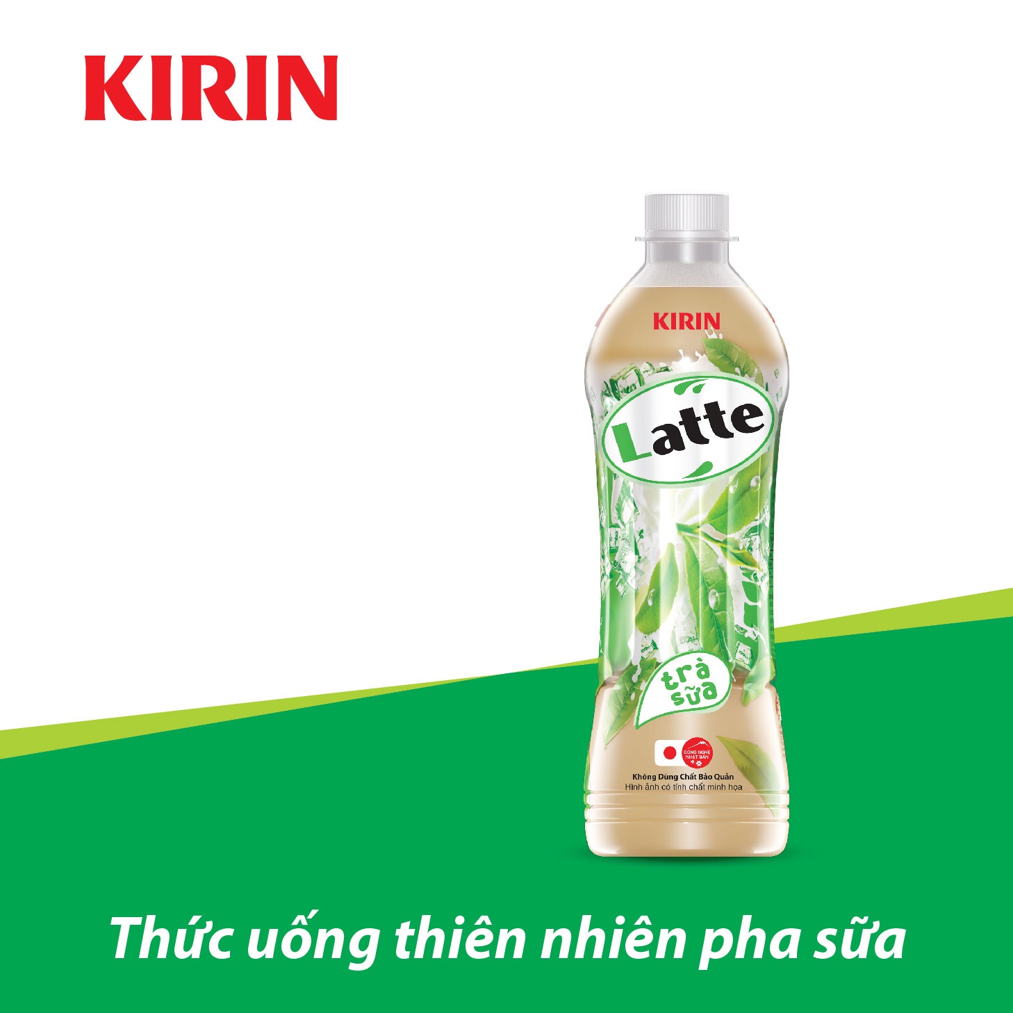 Lốc 6 chai Nước uống KIRIN Latte Trà 345ml- thơm ngon, bổ dưỡng, cung cấp năng lượng mỗi ngày