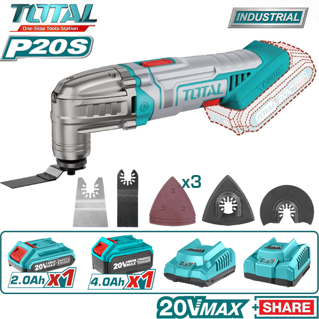 Máy cắt rung đa năng dùng pin 20v total tmli2022