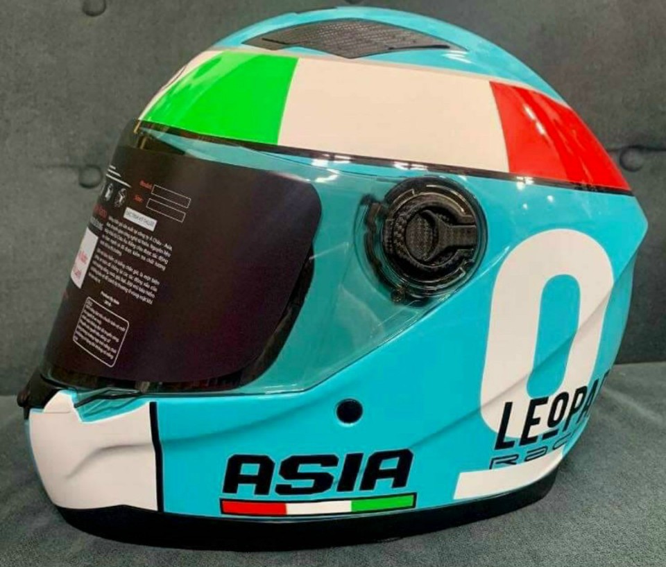 Mũ Bảo Hiểm Fullface M136 ASIA/Bảo Hành 12 Tháng  (MÀU XANH )