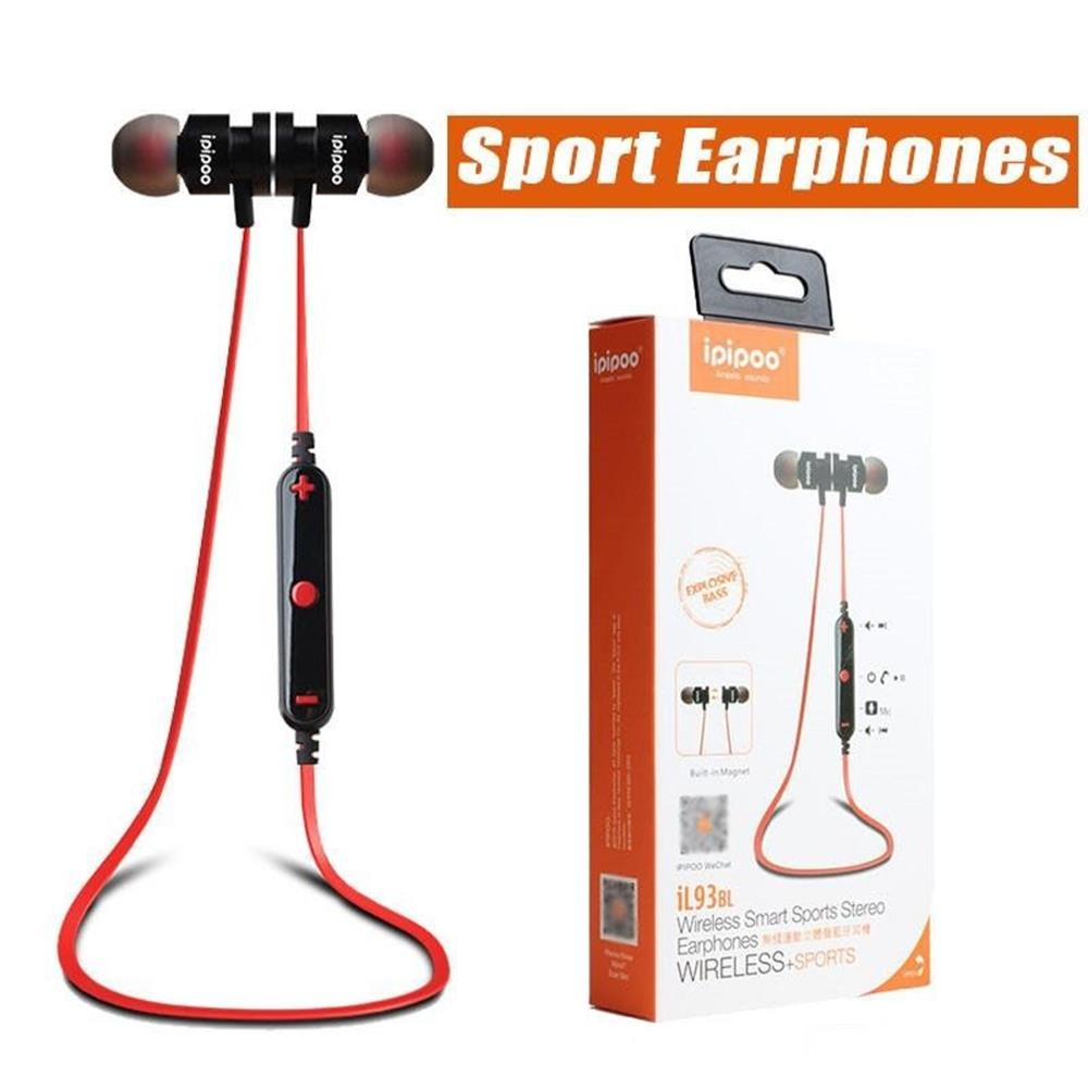 Tai nghe bluetooth 4.2 công nghệ chống ồn cvc 6.0 ipipoo il93bl 2 đầu hít nam châm