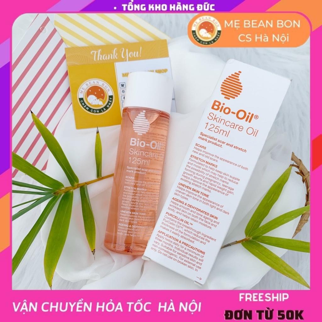 Dầu dưỡng Bio Oil Nam Phi 60ml và 125ml giảm rạn da và làm mờ sẹo cho mẹ bầu, mẹ sau sinh và trẻ em - mẹ bean bon