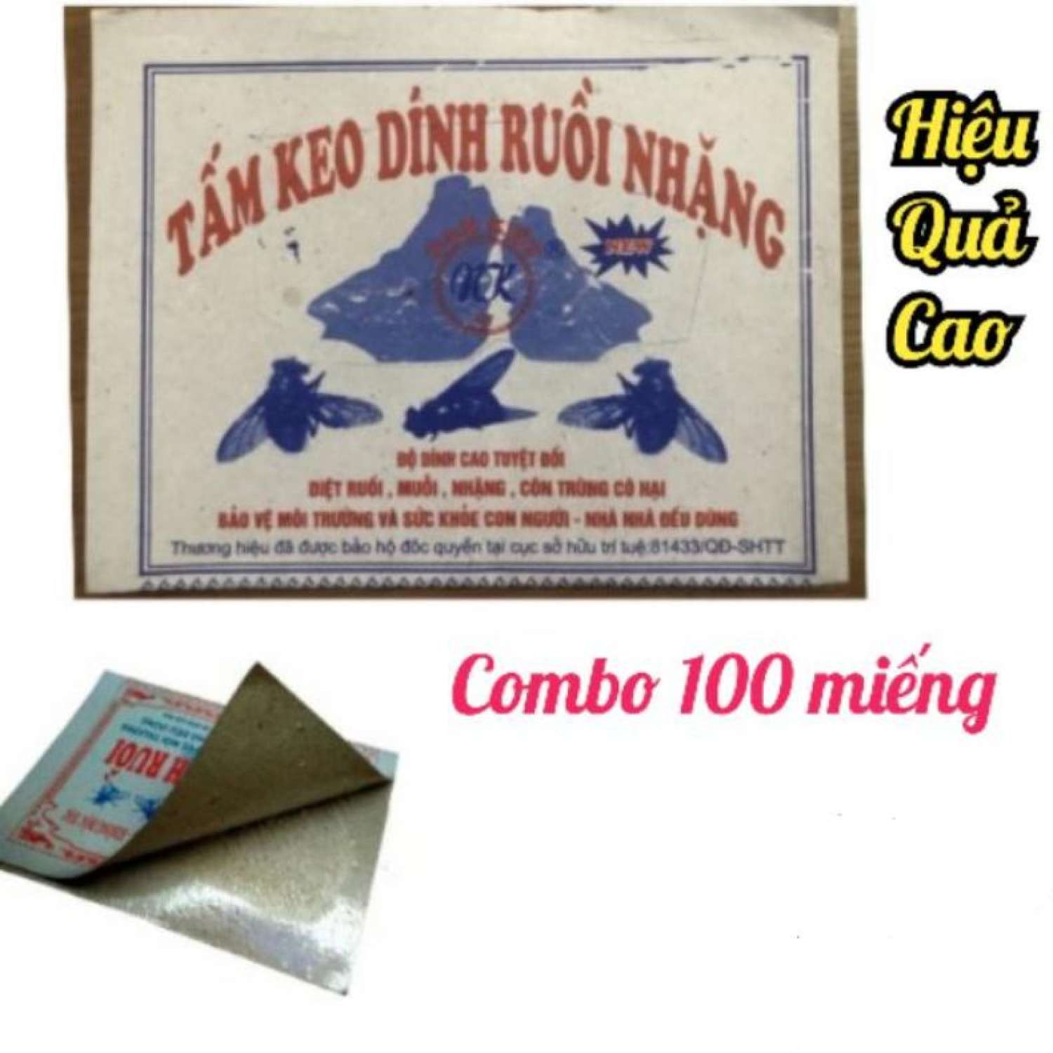 Combo 100 miếng keo dính ruồi