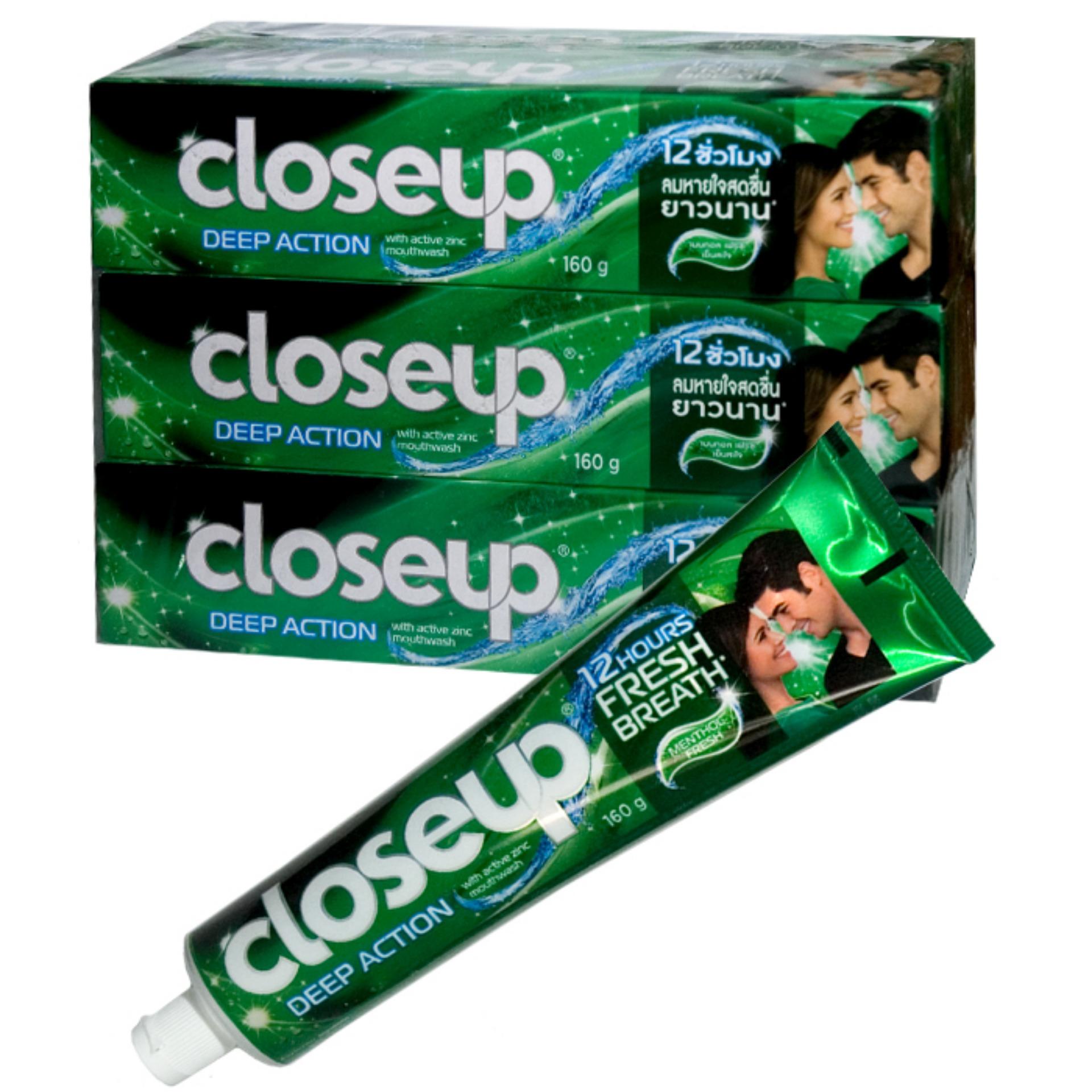 Lốc 6 tuýp kem đánh răng close up của thái lan 160g