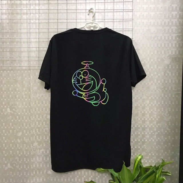 Album 807 - áo thun unisex phản quang 7 màu doremon