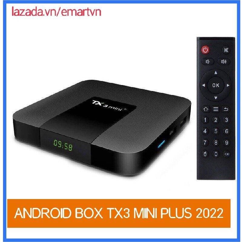 Mới 2022 đầu android tv box tx3mini chip s905w2 plus android 11 ram 2g rom 16g xem youtube, karaoke chính hãng