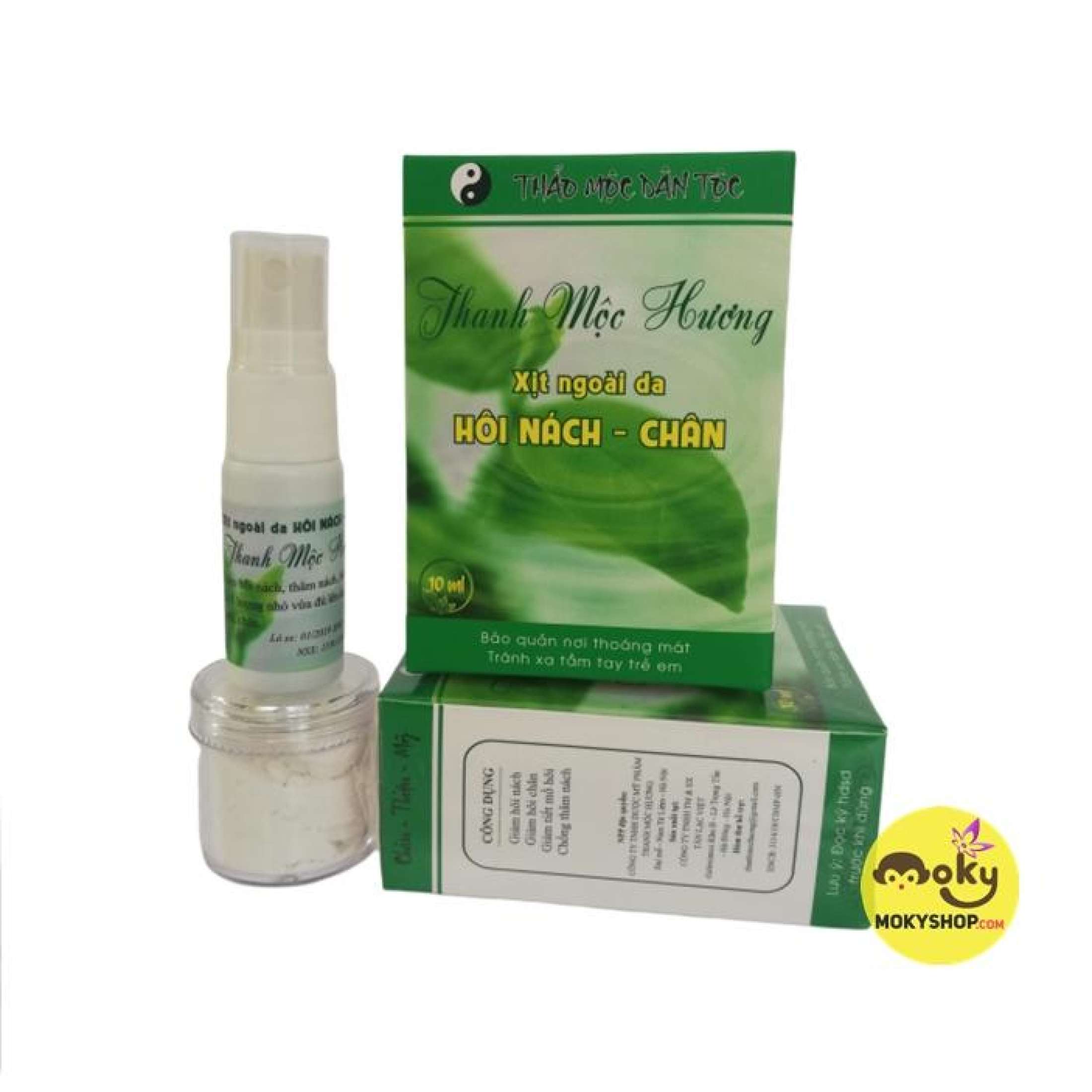 Xịt khử mùi Hôi nách, hôi chân tay Thanh Mộc Hương