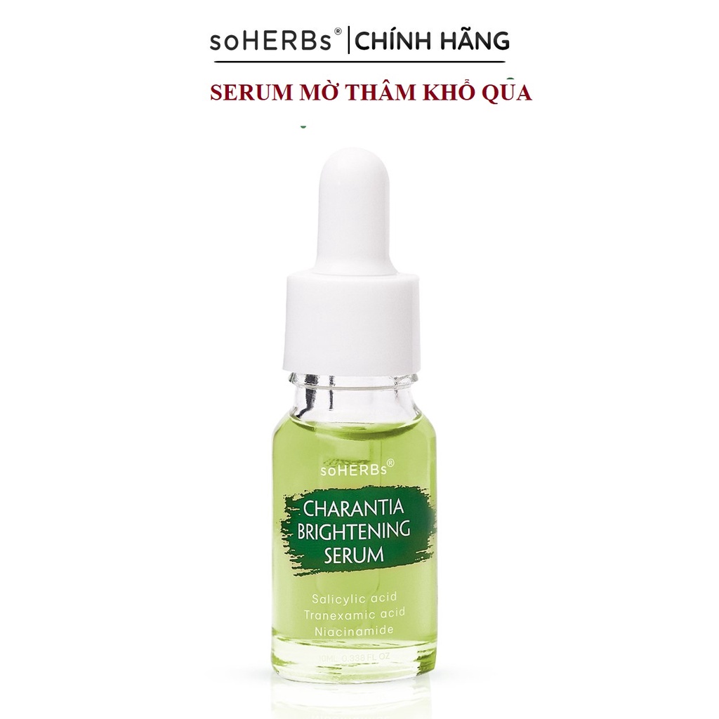 Serum khổ qua soherbs soherbs - charantia brightening serum 10ml