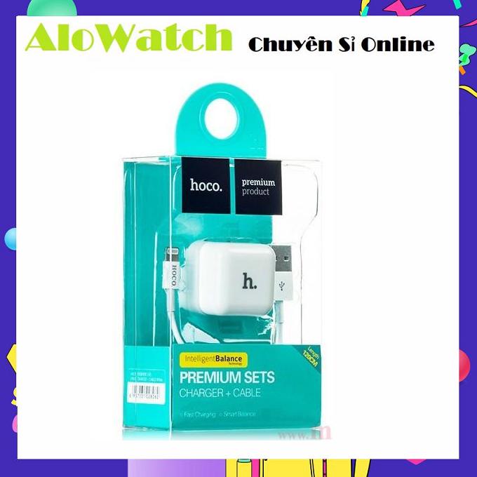 Bộ cáp và cốc sạc hoco c2 2.1a - cổng lightning