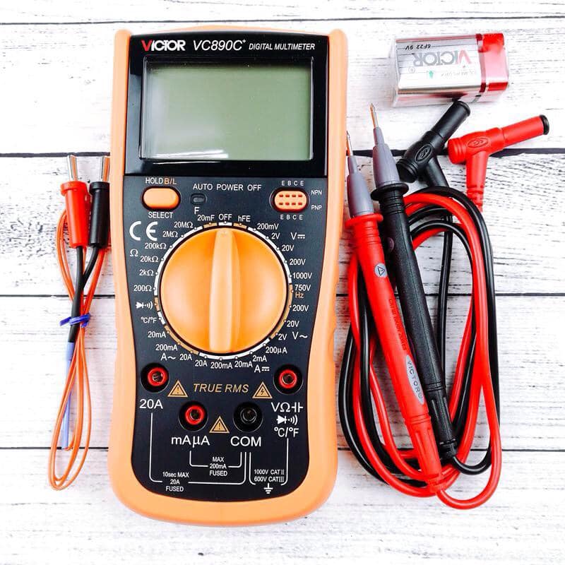 Đồng hồ đo dòng vạn năng victor 890c+ hiện thị sô độ chính xác cao