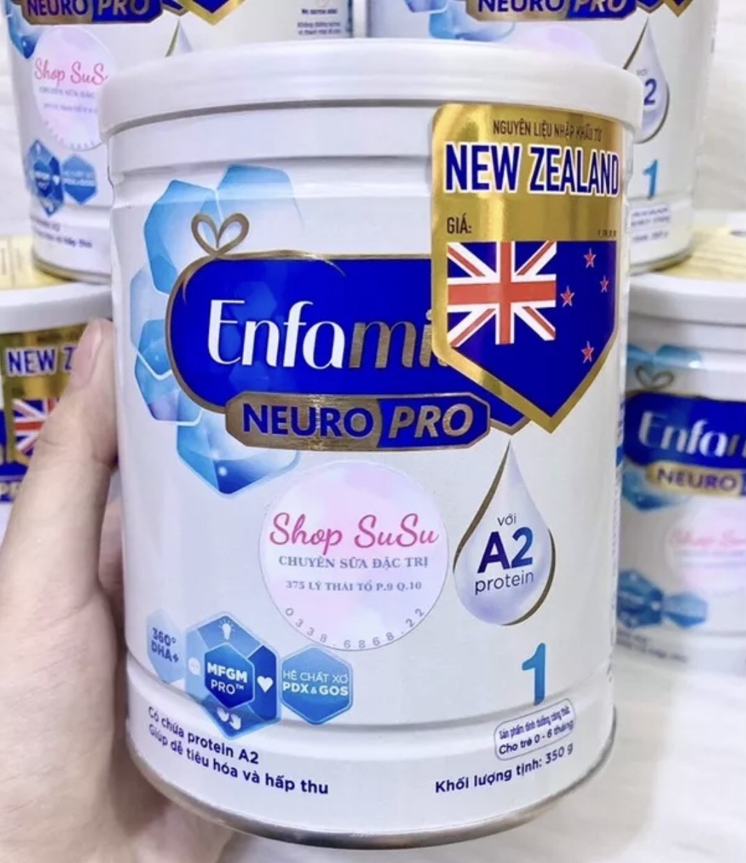 CHÍNH HÃNG Sữa Enfamil A2 Neuropro số 1, cho bé 0-6 tháng 350g Date 2025