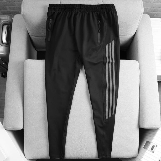 Quần thun dài jogger bigsize nam - sọc lưới