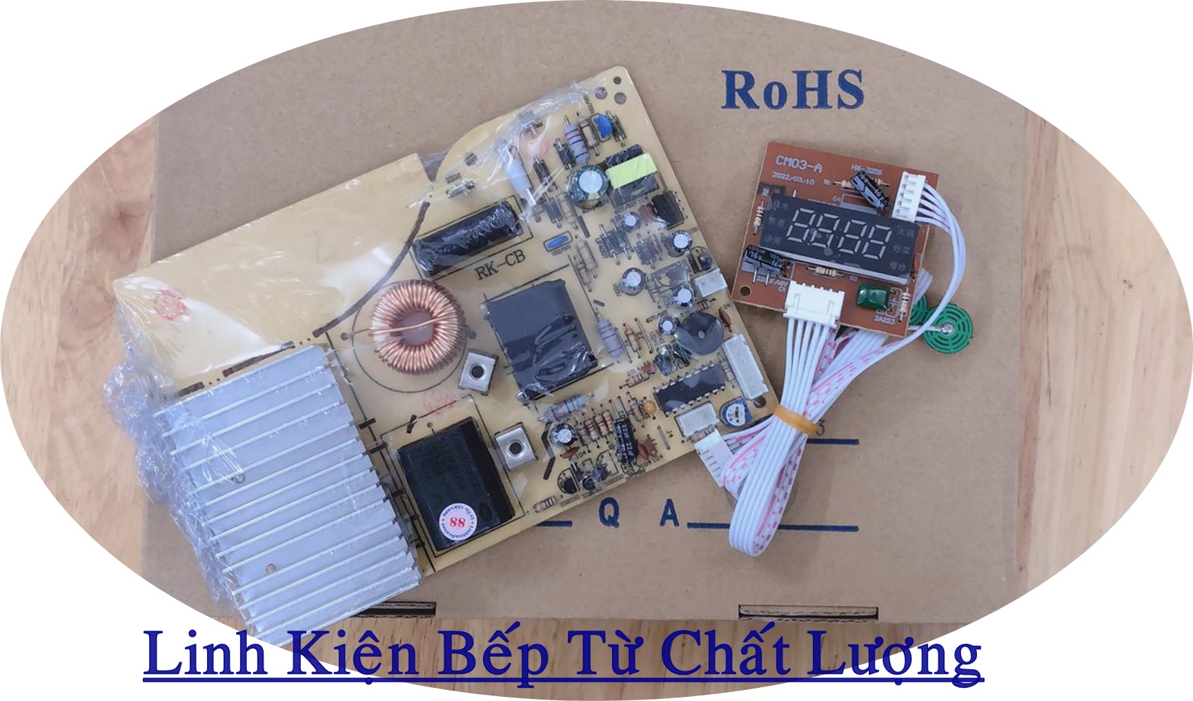 Bo mạch bếp từ đa năng siêu mỏng phím cảm ứng 2100w