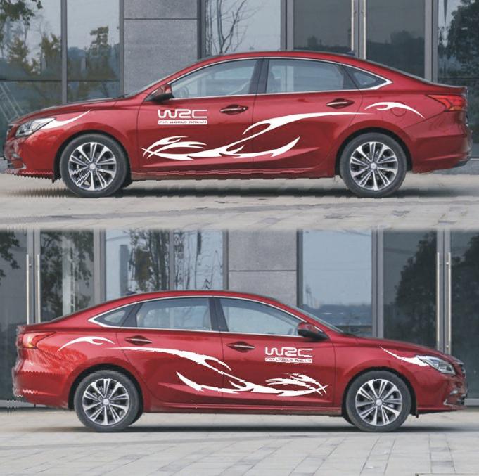 [HCM]Tem xe ô tô phong cách thể thao TS035 (trắng)