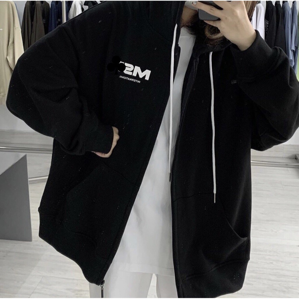 Áo Khoác Nỉ Hoodie Nữ Unisex Form Rộng  Miss.out 5 Màu Cao Cấp Chất Nỉ Dày Dặn Mũ 2 Lớp Dây Buộc Dài Mũ Rộng Thời Trang Cute Dễ Thương Trùm Mông Dấu Quần Nam Nữ Đều Mặc Được