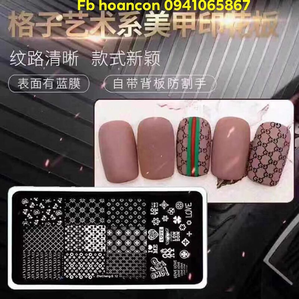 Bảng in móng tay từ 01 đến 60