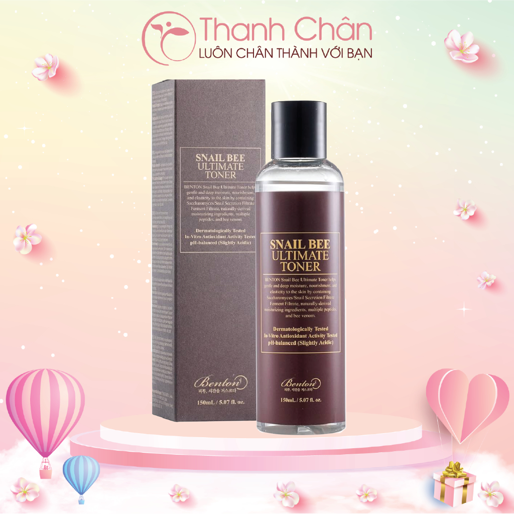 Nước Hoa Hồng Benton Snail Bee Ultimate Toner 150ml