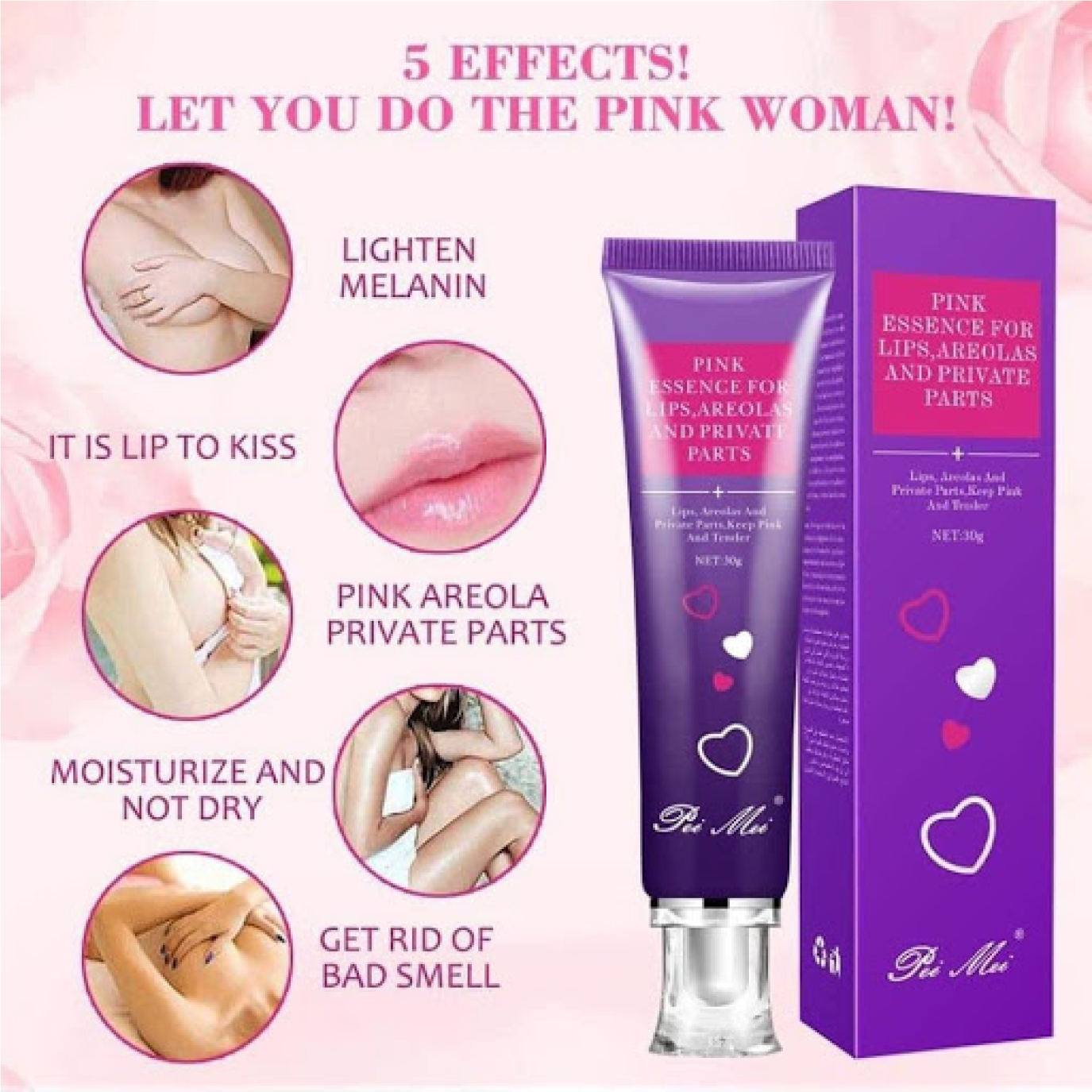 Serum peimei giảm thâm, làm hồng nhũ hoa, vùng kín hiệu quả nhanh -Xinhshop69