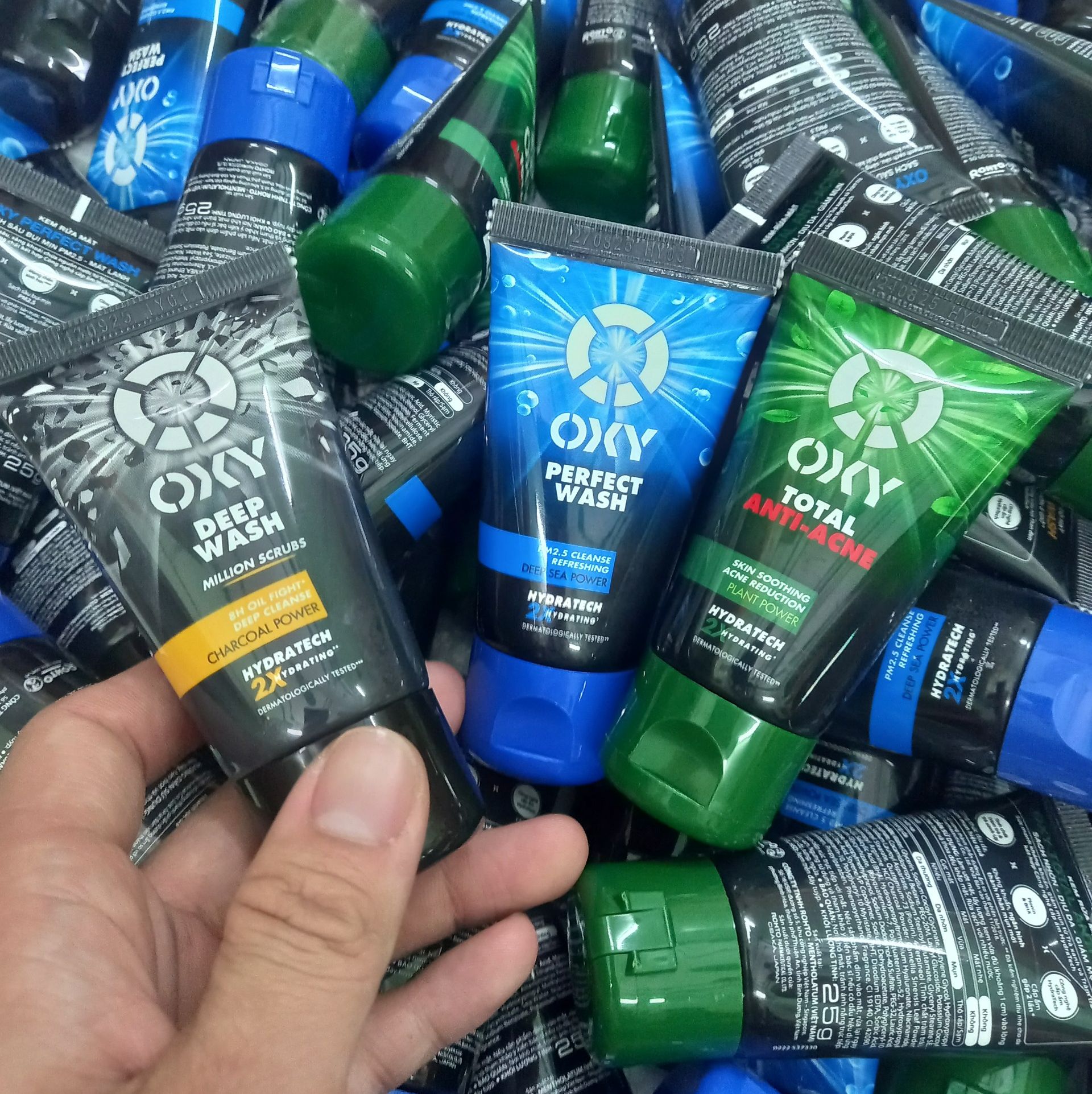 Sữa Rửa Mặt Oxy Mẫu Mới 25g dành cho phái mạnh, đánh tang bả nhờn