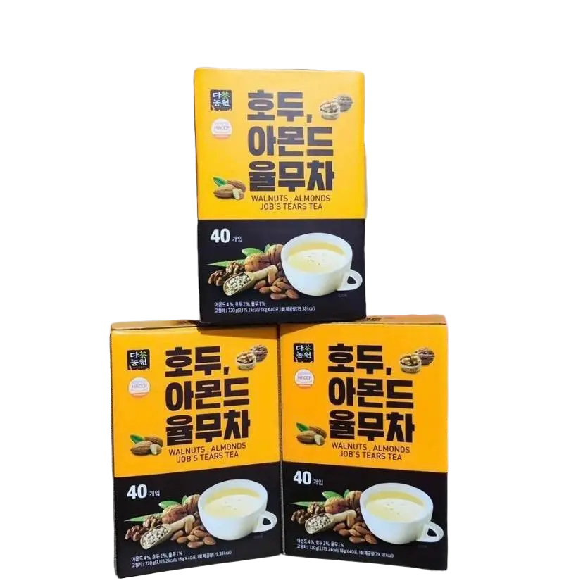 Hộp 40 Gói Bột Ngũ Cốc Dinh Dưỡng Óc Chó Hạnh Nhân 18g - Nhập Khẩu Hàn Quốc - Date 2025