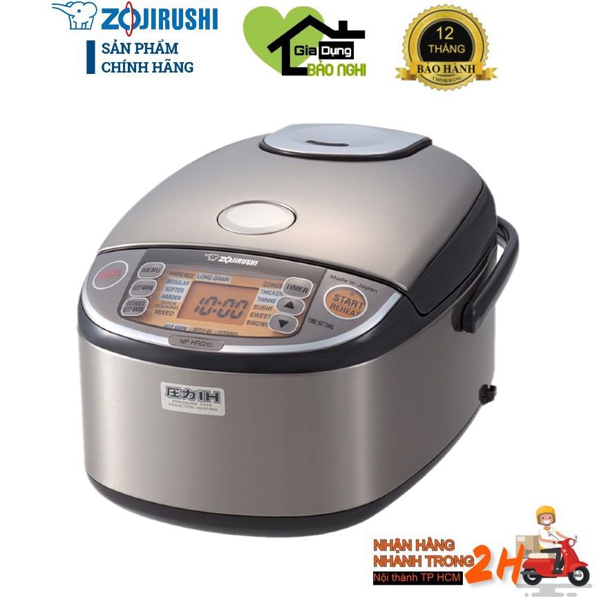 Nồi cơm điện tử zojirushi zonc np hrq18 xt 1.8 lít hàng chính hãng