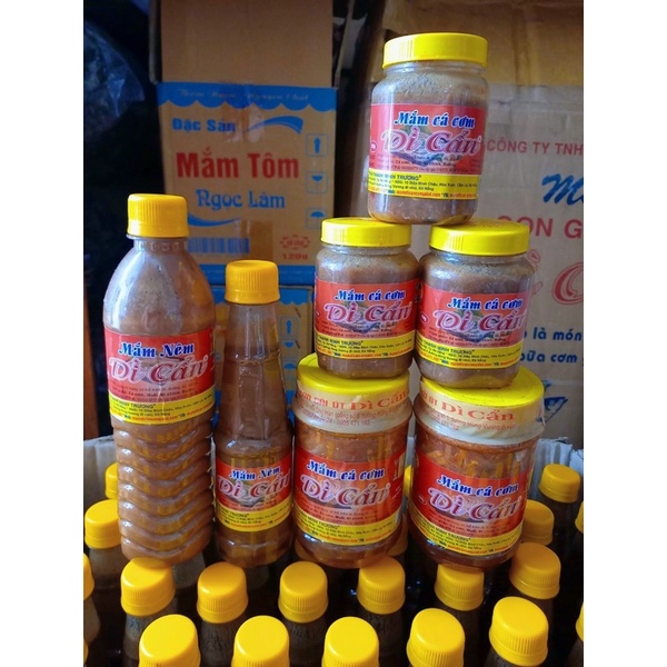 Mắm nêm dì cẩn chai 500g - 250g đặc sản đà nẵng