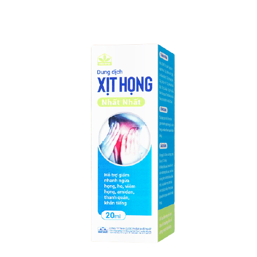 Dung dịch xịt họng Nhất Nhất