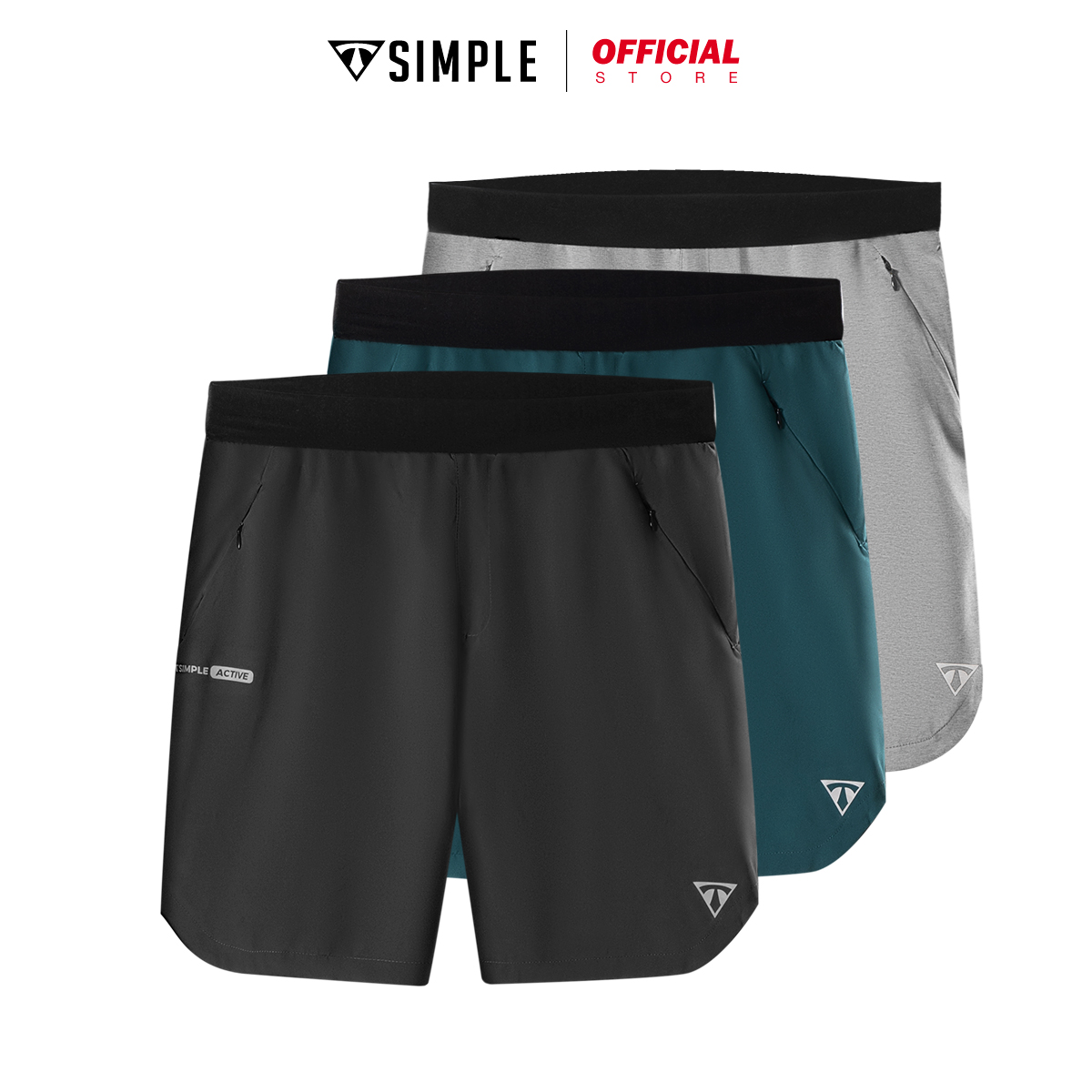 Quần Đùi Thể Thao Nam TSIMPLE V5 Short tập gym vải gió thoáng mát co giãn thoải mái vận động QGDP5