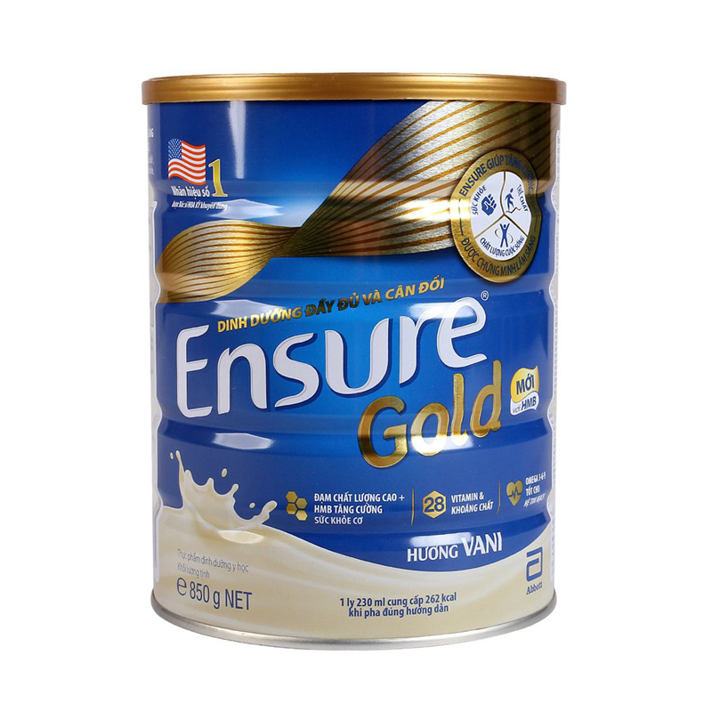Abbott - ensure gold hmb 850g hsd năm 2023