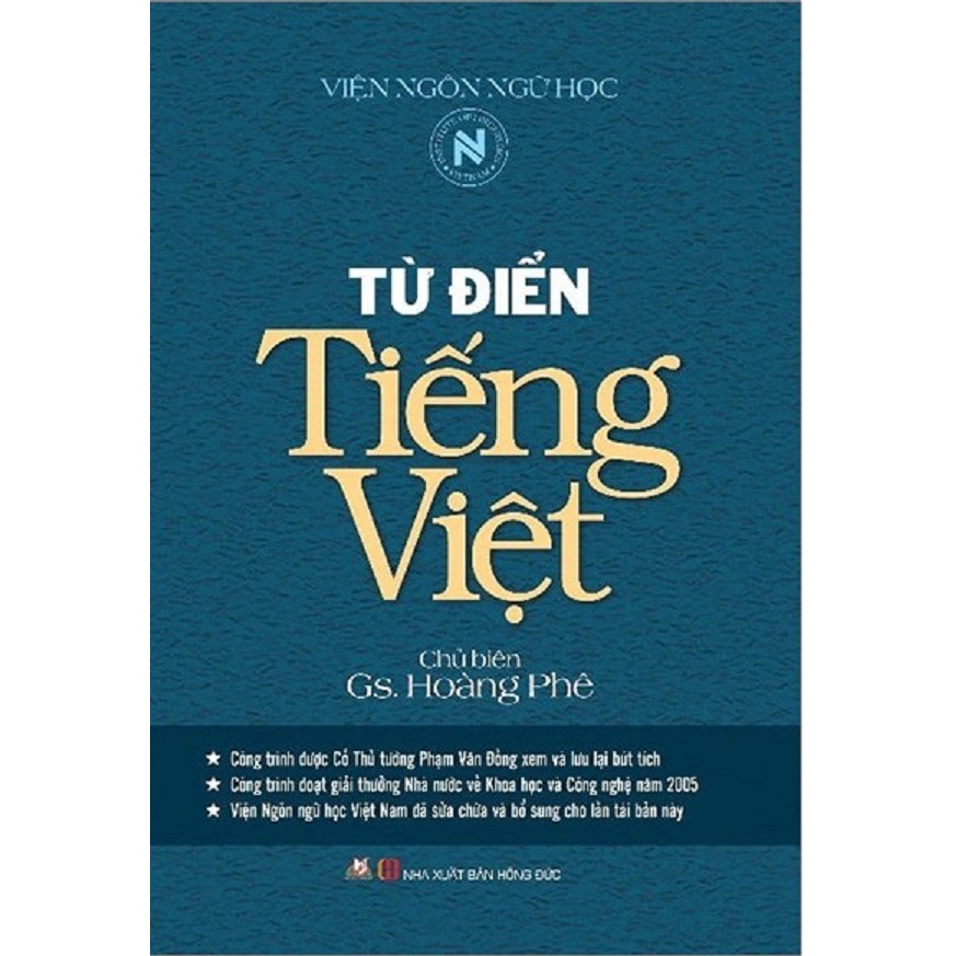 Nguyetlinhbook sách - từ điển tiếng việt - tác giả giáo sư hoàng phê .