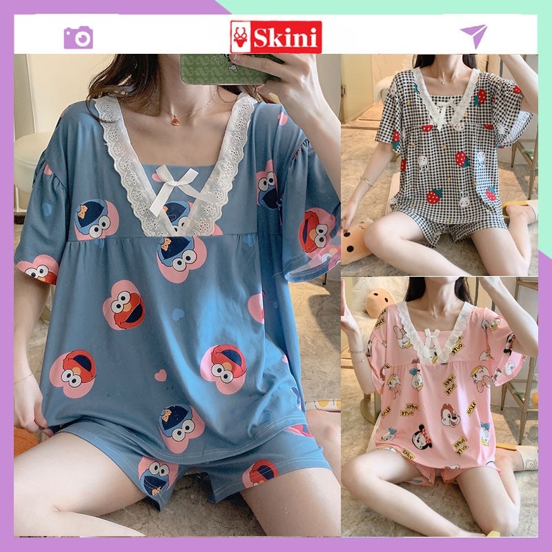 Lịch Sử Giá ✿ Đồ Ngủ Pijama Bộ Pijama Hoạt Hình Phối Nơ Cực Cute Dễ  Thương-Bdn25 Cập Nhật 8/2023 - Beecost