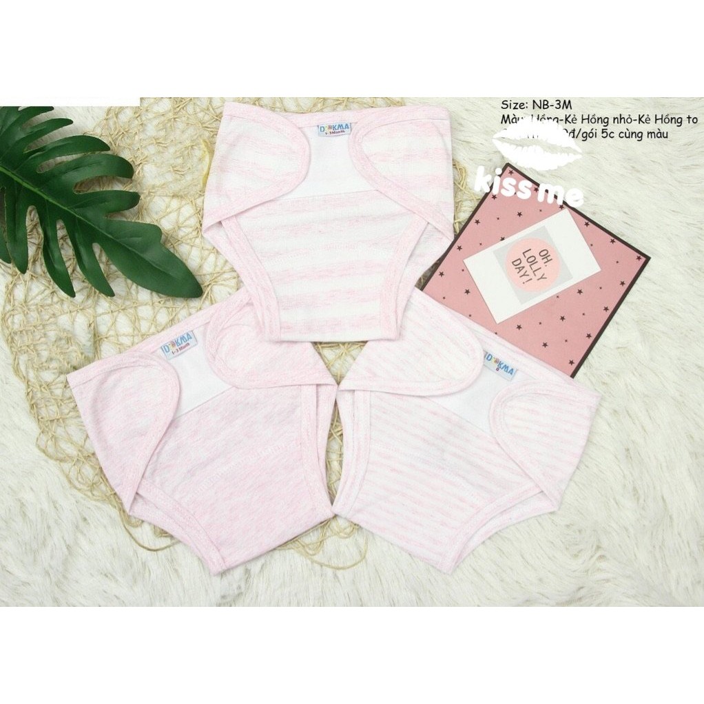 Tã vải dán Dokma tã vải dán Dokma tiện lợi an toàn cho bé size sơ sinh cho bé 3-5kg