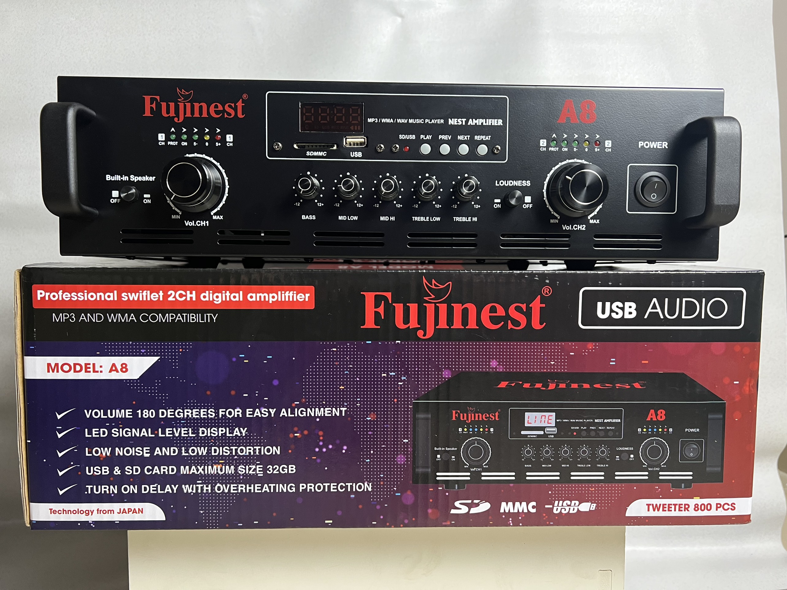 Âm ly tải 800 loa nhà yến - fujinest a8
