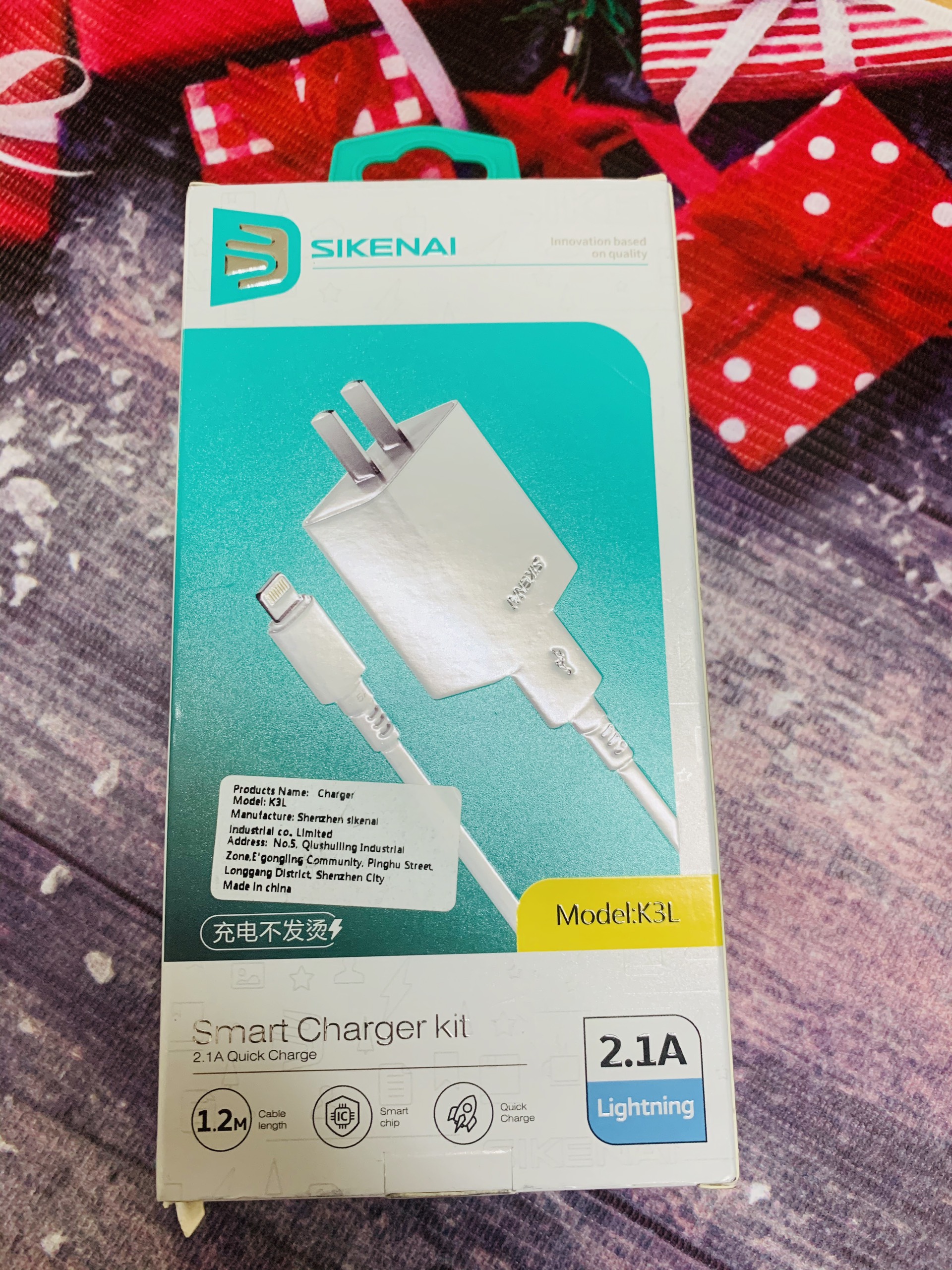 Sạc iphone cao cấp supitec - sạc iphone dòng cao, bộ sạc nhanh sikenai k3l