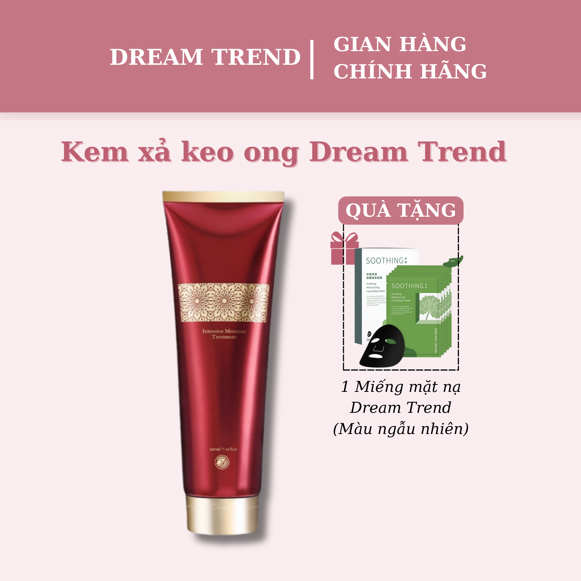 Dầu xả Dưỡng tóc Intensive Moisture Treatment Dream Trend 220ml