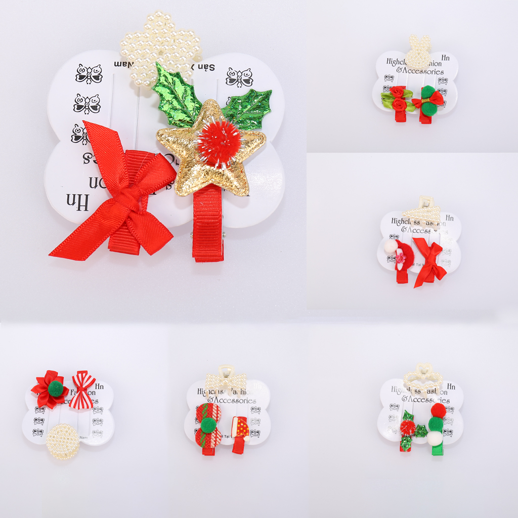 Vĩ 3 kẹp càng cua phối kẹp noel siêu hot