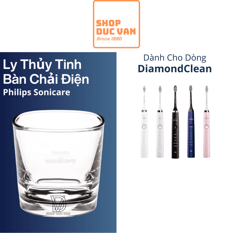 Philips Sonicare Glass Cup For Philips Sonicare Diamondclean Electric Toothbrush HX9331 HX9332 HX9340 HX9342 HX9350 [ Shop Duc Van ]