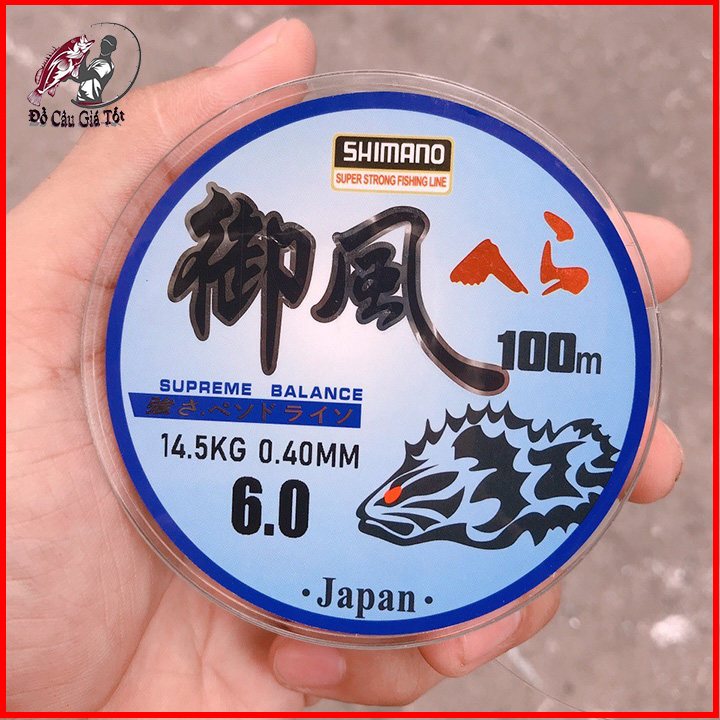 Cước câu cá shimano, cước câu bền bỉ cước câu cá, cước làm trục thẻo câu cá, dây câu cá - đồ câu giá tốt