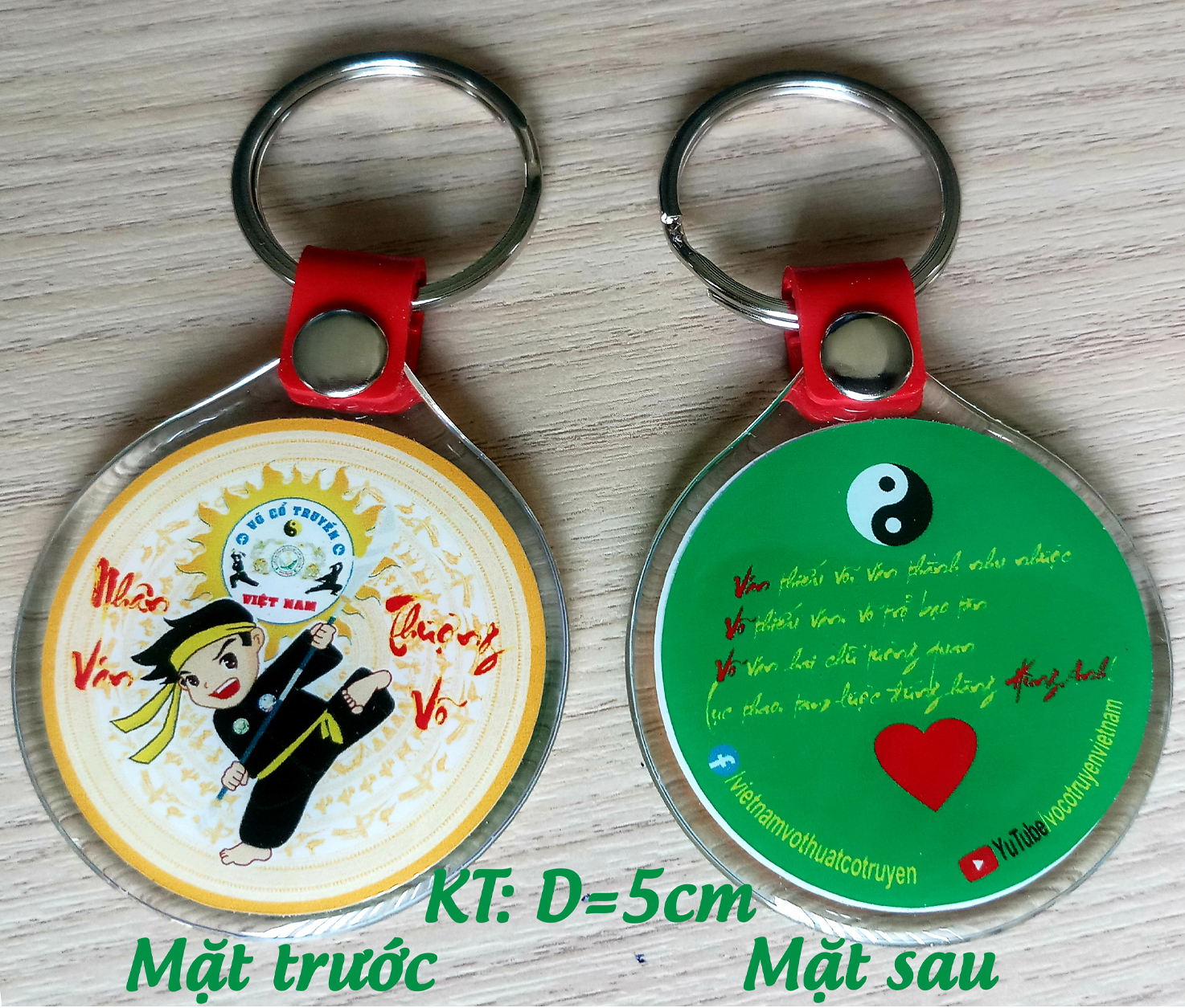 Móc Khóa Lưu Niệm Võ Cổ Truyền Việt Nam