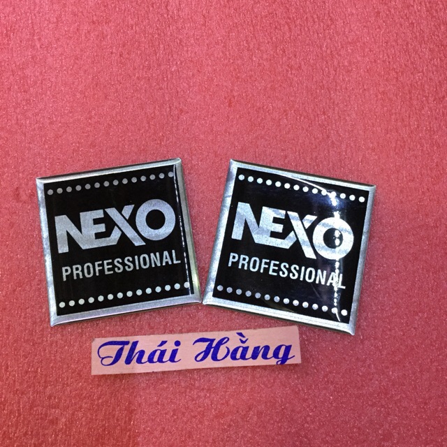 Tem chữ nexo nhôm giá 1 đôi