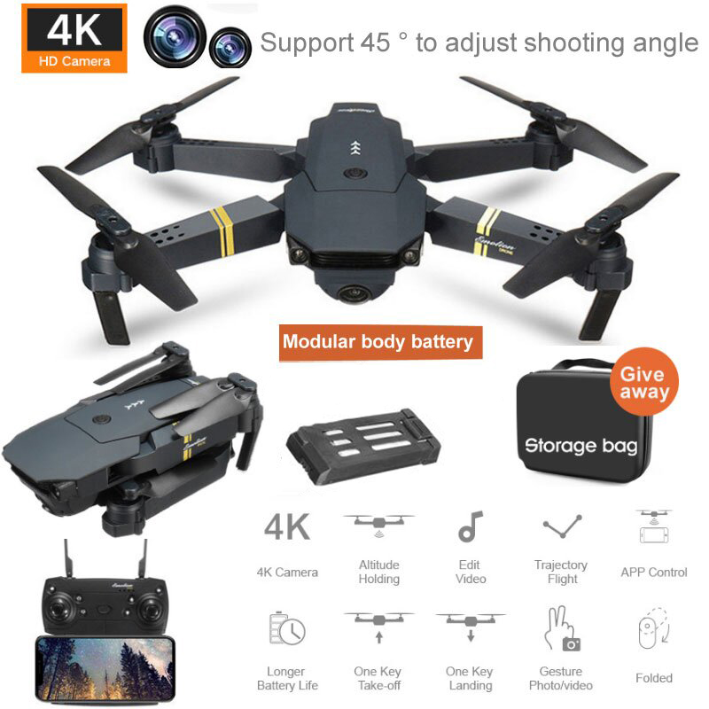 E58 Drone HD 4K Camera Portable Folding Quadcopter, suitable for high