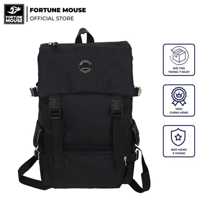 Balo fortune mouse trượt nước cỡ lớn đi học đựng laptop 16inch b295