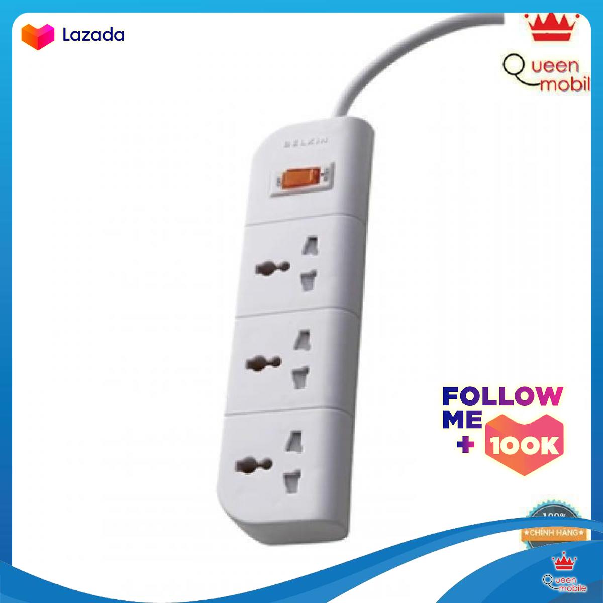 Ổ cắm điện belkin 3 lỗ 3m - f9e300th3m